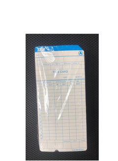 DSB DSB 100PCS Time Cards Time Cards Monthly Time Clock Cards for Employee Payroll Recorder for Time Clock  - Image 2