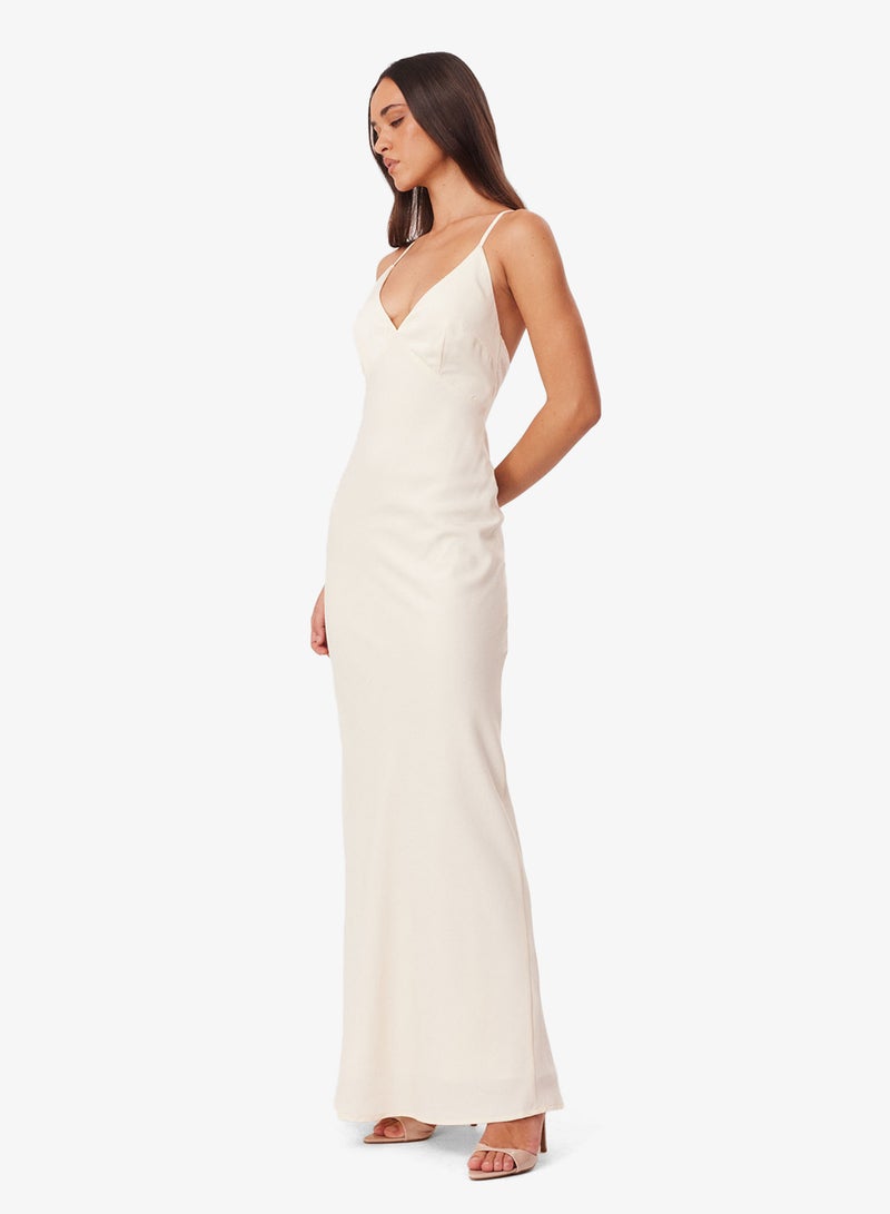 SNDYS Isadora V Neck Maxi Dress - Image 4