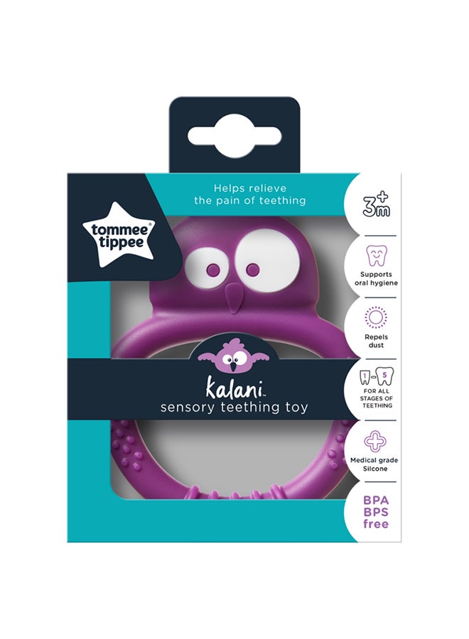 tommee tippee Kalani Mini Sensory Teething ToyFor Babies, Medical Grade Silicone Teether, 3m+ - Image 4