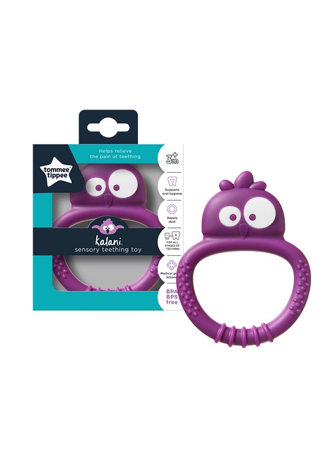 tommee tippee Kalani Mini Sensory Teething ToyFor Babies, Medical Grade Silicone Teether, 3m+
