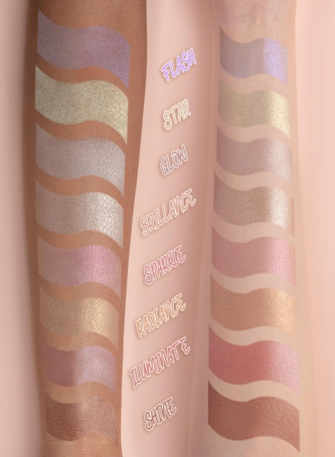 PINK UP Luminous Powder| Highlighter Make Up| HighLight | Powder Illuminator| Provides luminosity to the face| High pigmentation| Luminous finish| Model PKIP02 - Image 4