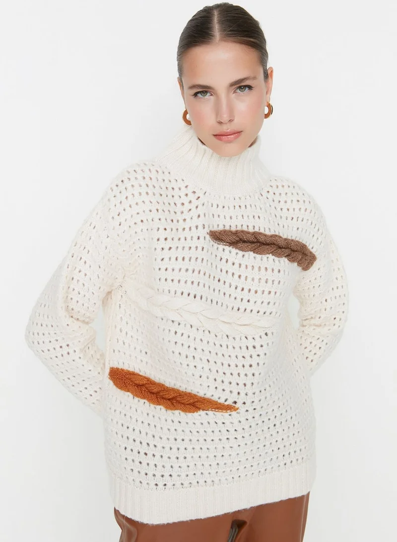 trendyol Oversized Knitted Sweater