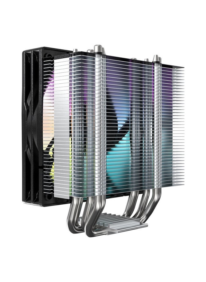 Pado Xianying 500s/intel Edition/chromatic Cpu Air Cooler With Free Thermal Paste, Nickel-plated Five Heat Pipes, Blackened Top Cover, 200w, Heat Pipes Offset To Clear Ram, Multi-platform - Image 5