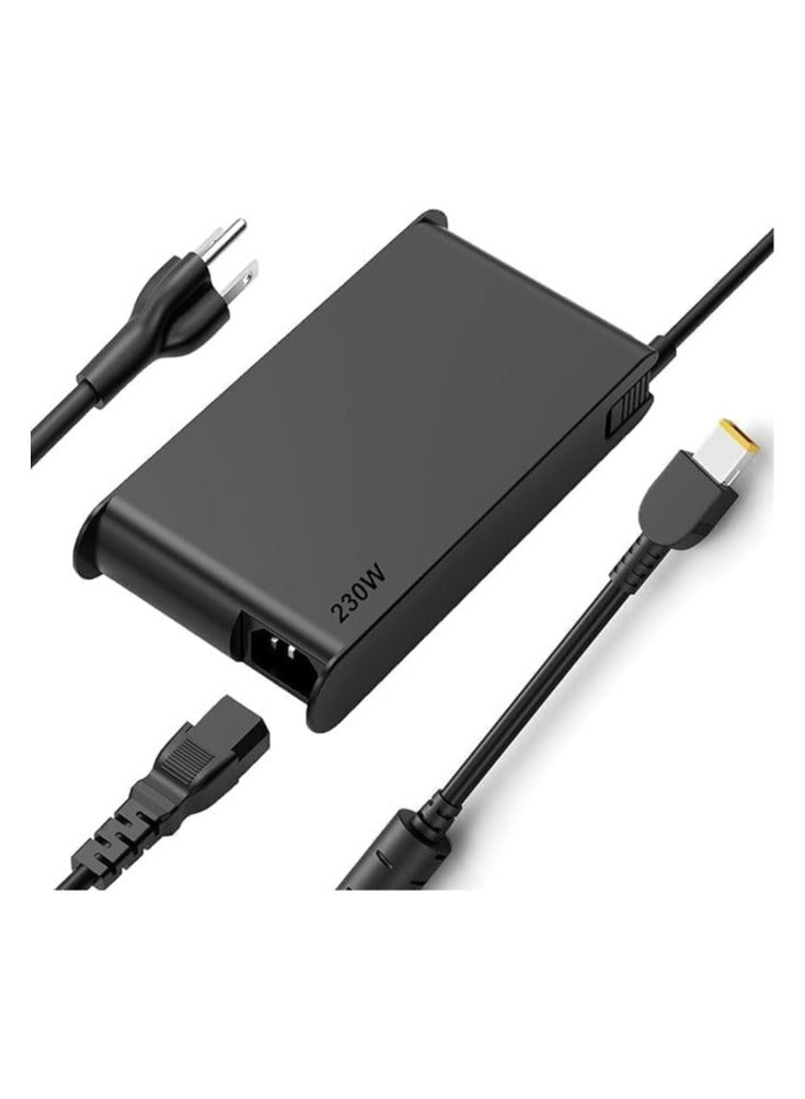 New Slim 20V 11.5A 230W Legion 5 Charger Fit for Lenovo Legion 5 7 Y540 Y545 Y730 Y740 Y900 Y910 Y7000 Lenovo Thinkpad P51 P52 P53 P71 P72 P73 ADL230NLC3A ADL230NDC3A 01FR046 01FR044 AC Adapter