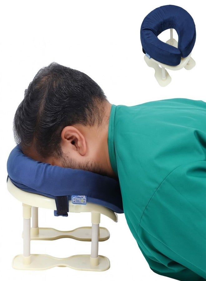 METRON Face Down Support After Eye Surgery - Prone Positioning System with Adjustable Stand, Face Cradle, and Breathing Hole for Vitrectomy and Retinal Recovery - Image 1