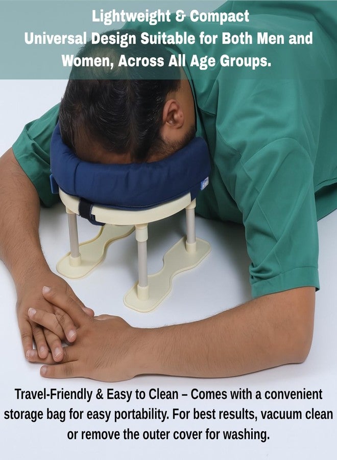 METRON Face Down Support After Eye Surgery - Prone Positioning System with Adjustable Stand, Face Cradle, and Breathing Hole for Vitrectomy and Retinal Recovery - Image 5