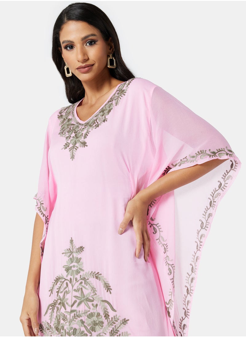ARABIAN CLOSET EMBROIDERED KAFTAN  - Image 3