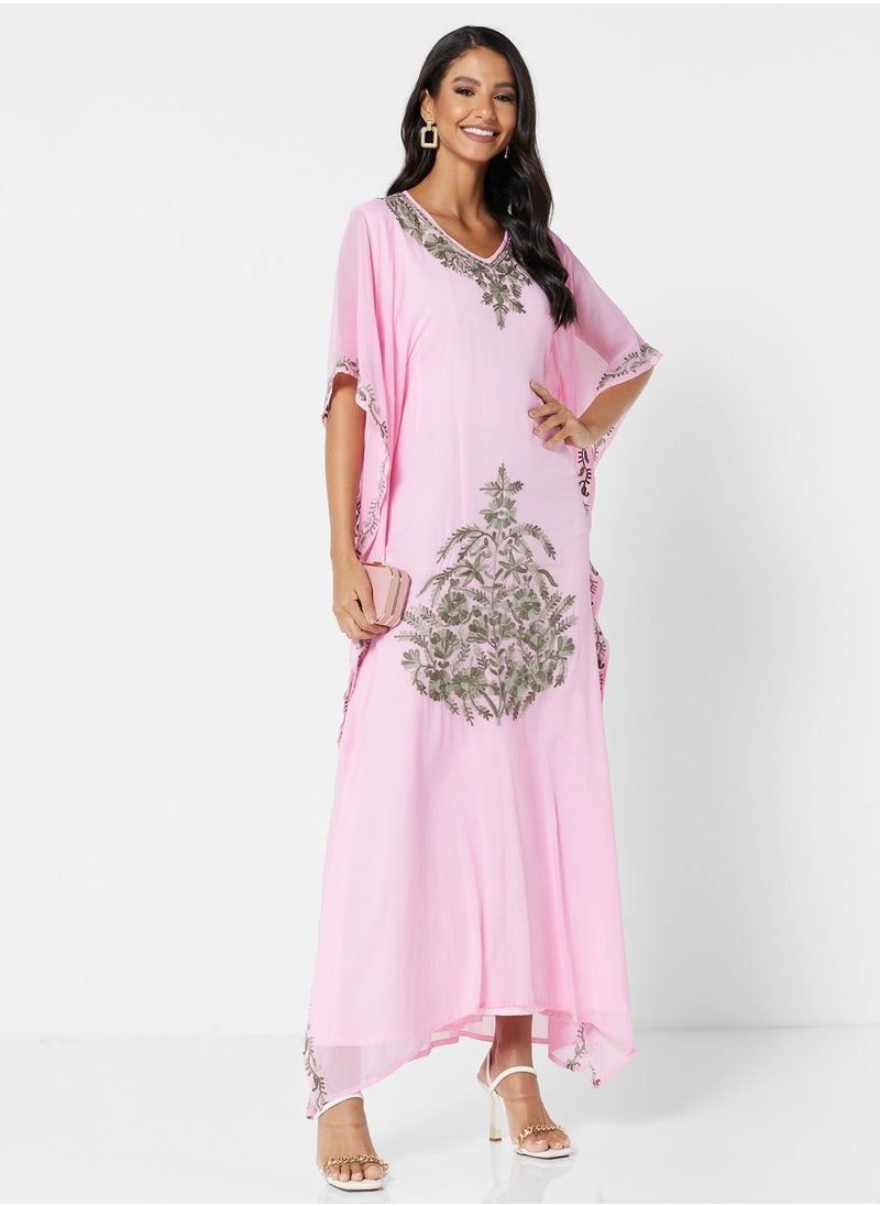 ARABIAN CLOSET EMBROIDERED KAFTAN  - Image 4