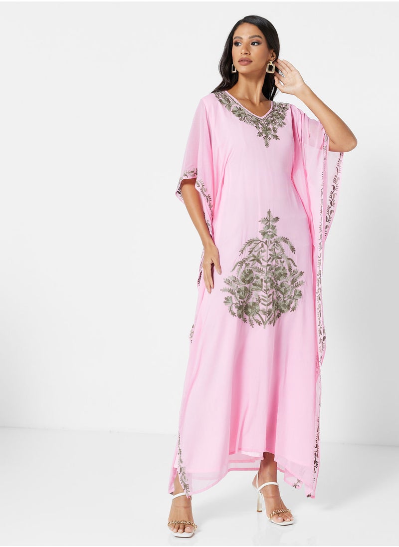 ARABIAN CLOSET EMBROIDERED KAFTAN  - Image 1