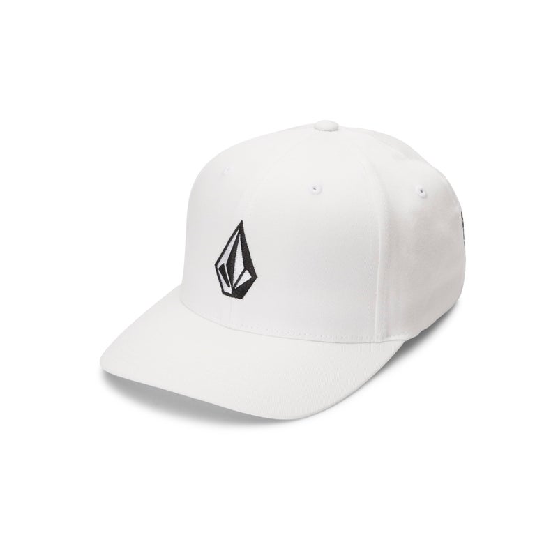 Volcom Men's Full Stone Flexfit Stretch Hat, White-New, Small - Image 1