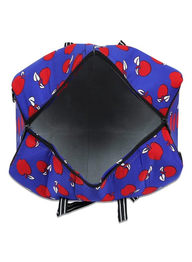 Turtuls Group Blue Color Cloth Traveling Duffels Beg from Travel Trip Weekend Picnic (Red/Blue) Color Medium Size for Men/Women - Image 3