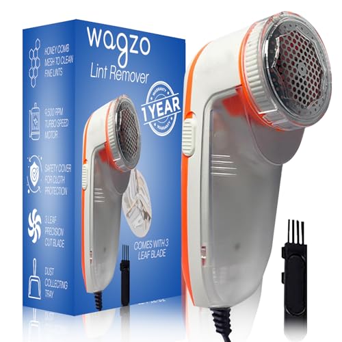Wagzo Nova lint Remover for Clothes, Fabric Brush, for Woolen Sweaters, Clothes, Shirts, Jackets, Burr Remover, Pill Remover from Carpets, Curtains. - Image 1