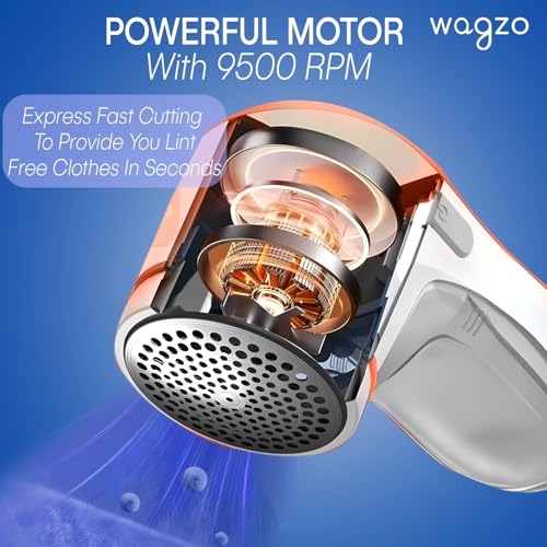 Wagzo Nova lint Remover for Clothes, Fabric Brush, for Woolen Sweaters, Clothes, Shirts, Jackets, Burr Remover, Pill Remover from Carpets, Curtains. - Image 5