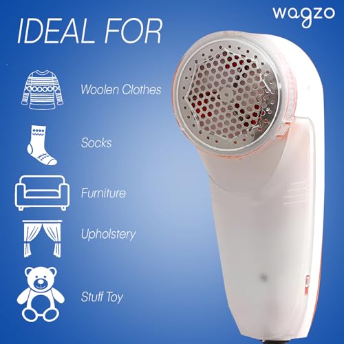 Wagzo Nova lint Remover for Clothes, Fabric Brush, for Woolen Sweaters, Clothes, Shirts, Jackets, Burr Remover, Pill Remover from Carpets, Curtains. - Image 4