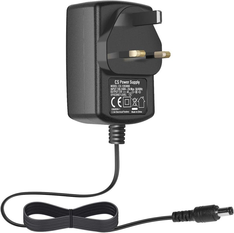 هايسيو محول طاقة Hiseeu من AC 100-240V إلى DC 12V 2A، تبديل لكاميرات CCTV ومسجلات DVR وNVR وأضواء الشريط LED، مقاس 5.5 مم × 2.1 مم، معتمد من FCC - Image 1