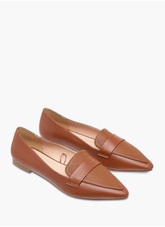 Celeste Womens Slip-On Pointed Toe Ballerina Shoes  - Image 2