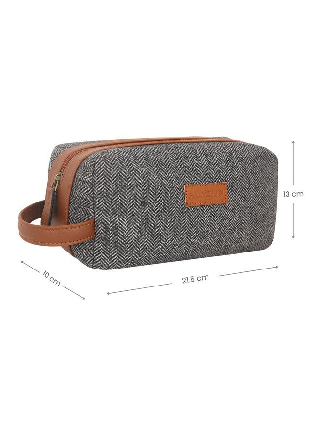 Hamelin Toiletry Bag Shaving Kit Organiser | Travel Friendly Shaving & Makeup Pouch | Toiletry Kit for Men and Women | Dopp Kit | All in One Stylish Organizer for Beauty Essentials | Toiletry Case - Image 5