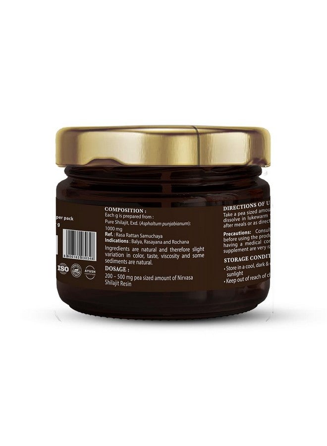 Nirvasa Pure Original Himalayan Shilajit/Shilajeet Resin 20g | Improve Strength & stamina for men & women | Stronger Than Pills & Capsules (Pack of 3) - Image 3