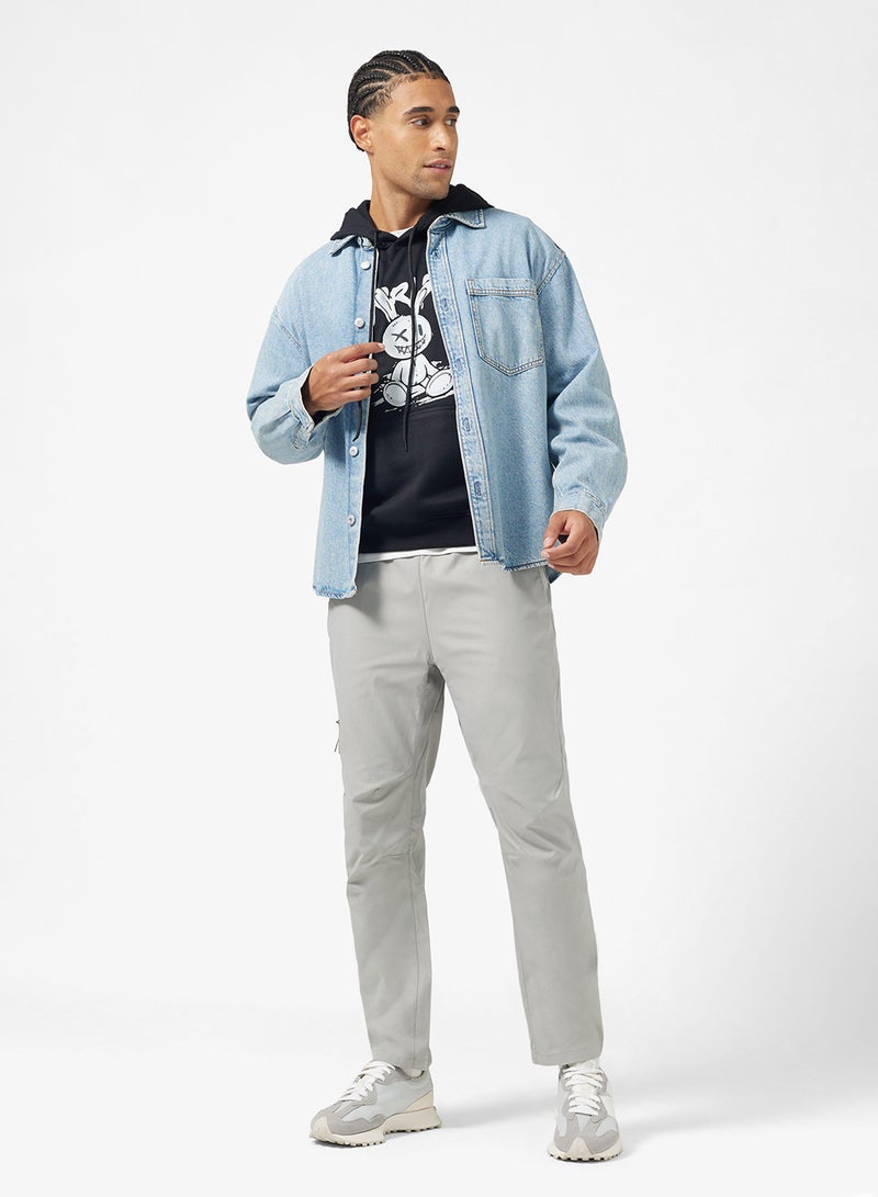 سفنتي فايف بنطلون باراشوت واسع - Image 2