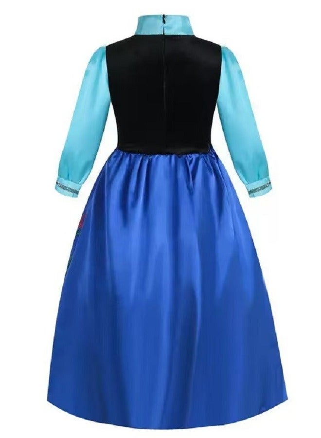 Princess Lace Paisley Costume , Princess Capes For Girls, Children's Dresses, Dance And Celebration Performance Role-Playing Costumes - Image 1