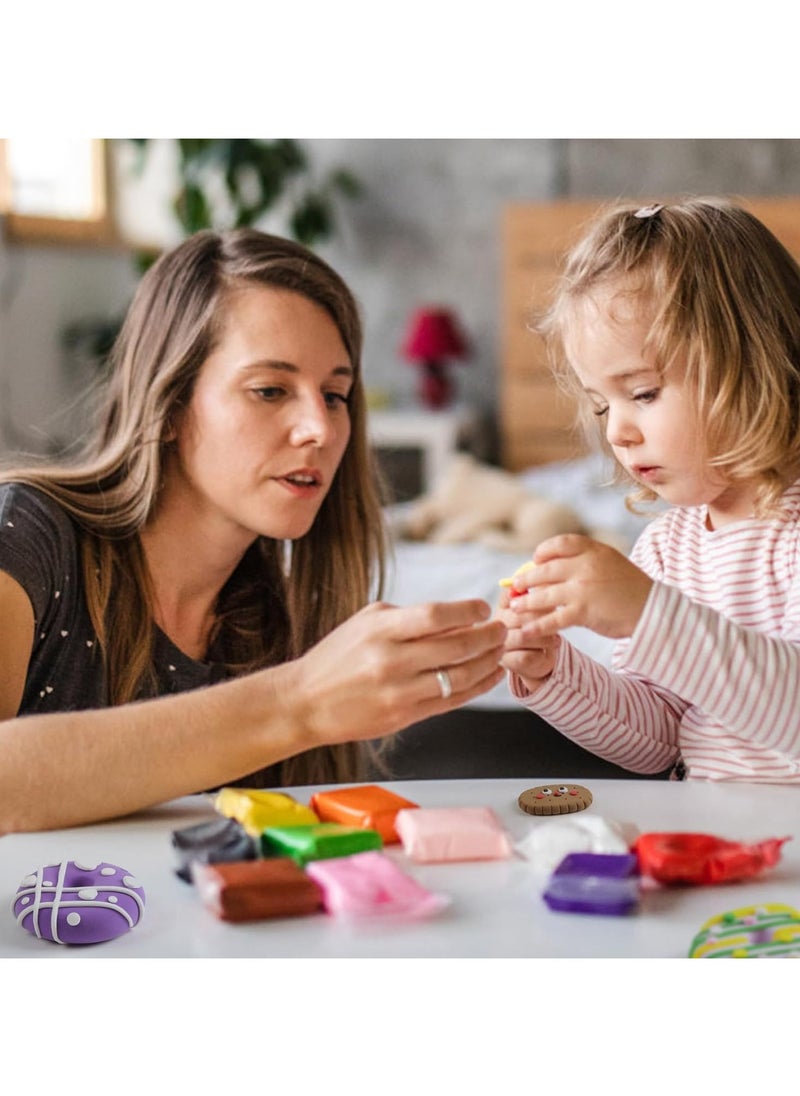 NIBEMINENT - 36 Colors DIY Plasticine for Kids Education,Non-Toxic Moulding Clay Gifts for Kids， Super Light Modelling Clay Interactive Toy - Image 1