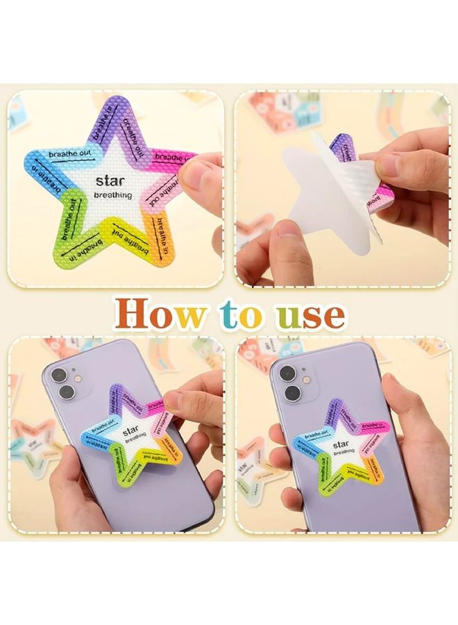 9 Pcs Calming Textured Sensory Fingertip Stickers For Stress Relief Gift - Image 3