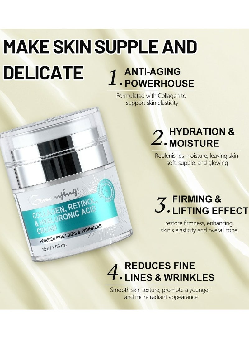 GUANJING Collagen Retinol And Hyaluronic Acid Cream 30g - Image 3
