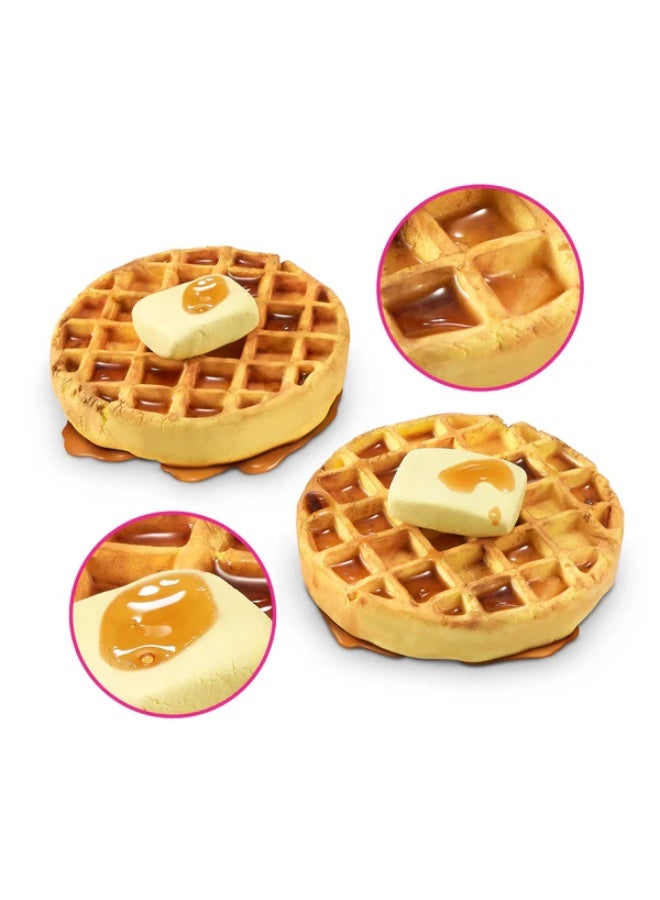ZURU Slime Mart DIY Waffle Making Kit, Creative Food Slime Set with Mixing Tools, Ages 6+, Yellow Shopping Bag Box - Image 5
