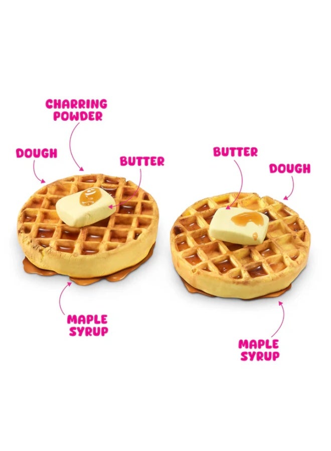 ZURU Slime Mart DIY Waffle Making Kit, Creative Food Slime Set with Mixing Tools, Ages 6+, Yellow Shopping Bag Box - Image 4