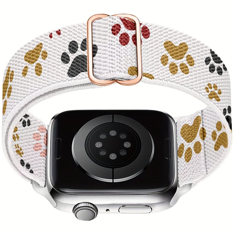 Nylon Braided Solo Loop Stretchy Elastic Wristband Compatible for Apple Watch Band 38mm 40mm 41mm 42mm 44mm 45mm 46mm 49mm iWatch Series 10 9 8 7 6 SE 5 4 3 2 Ultra Ultra 2 Multicolor 6 Pack Comfortable for Women Men - Image 5