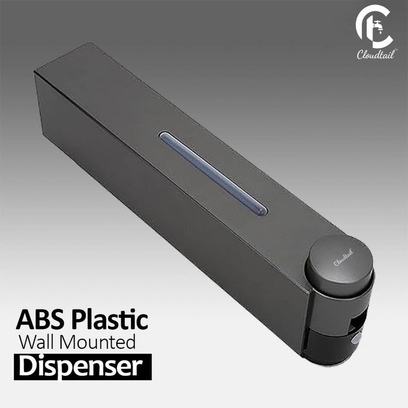 Cloudtail Cloudtail Soap DispenserSquareSlimHand WashGelFoamDishWashLiquidLotionShampooSanitizerConditionerWallMountIdeal forKitchenBathroomWash BasinMaterialABSSize420mlColorBlkSet of 2  - Image 3