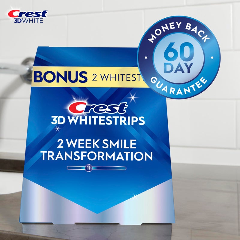 Crest 3D Whitestrips Glamorous White, 3D White, Teeth Whitening Strip Kit, 32 Strips (16 Count Pack) - Crest Teeth Whitening Strips, Teeth Whitening Kit - Packaging May Vary - Image 4