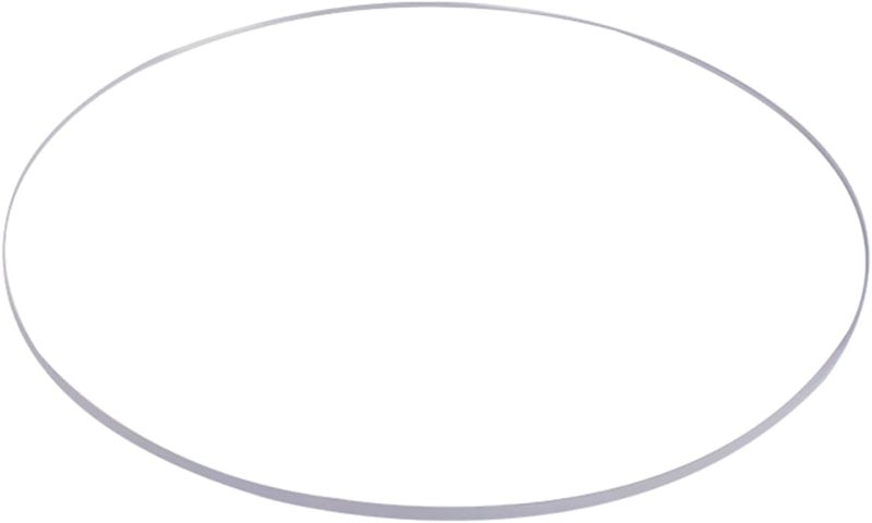 Trophy Base Acrylic Panel Display Block Round, Suitable for Signage, Thickness 1mm(Diameter:17cm) - Image 1