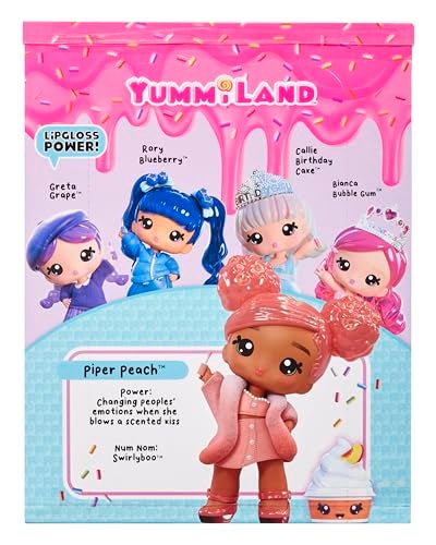 Yummiland Large Doll + Lipgloss Pet- Piper Peach, Age 4+ - Image 4