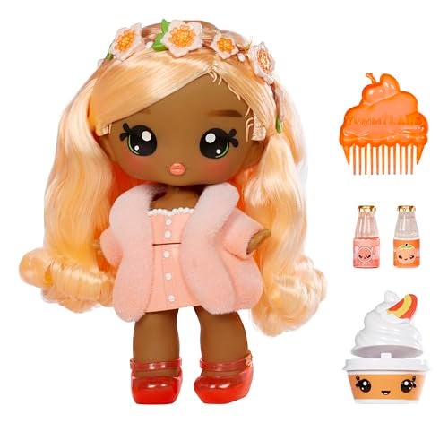 Yummiland Large Doll + Lipgloss Pet- Piper Peach, Age 4+ - Image 3