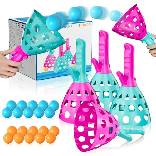 Bennol Outdoor Game Toys for Kids Boys with 20 Balls Pop Pass Catch Ball Game Outside Toys Gifts for 3 4 5 6 7 8 Year Old Boy Kids Outside Outdoor Toy Gifts for Boys Ages 35 48 - Image 1
