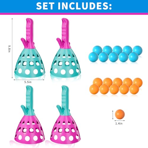 Bennol Outdoor Game Toys for Kids Boys with 20 Balls Pop Pass Catch Ball Game Outside Toys Gifts for 3 4 5 6 7 8 Year Old Boy Kids Outside Outdoor Toy Gifts for Boys Ages 35 48 - Image 5