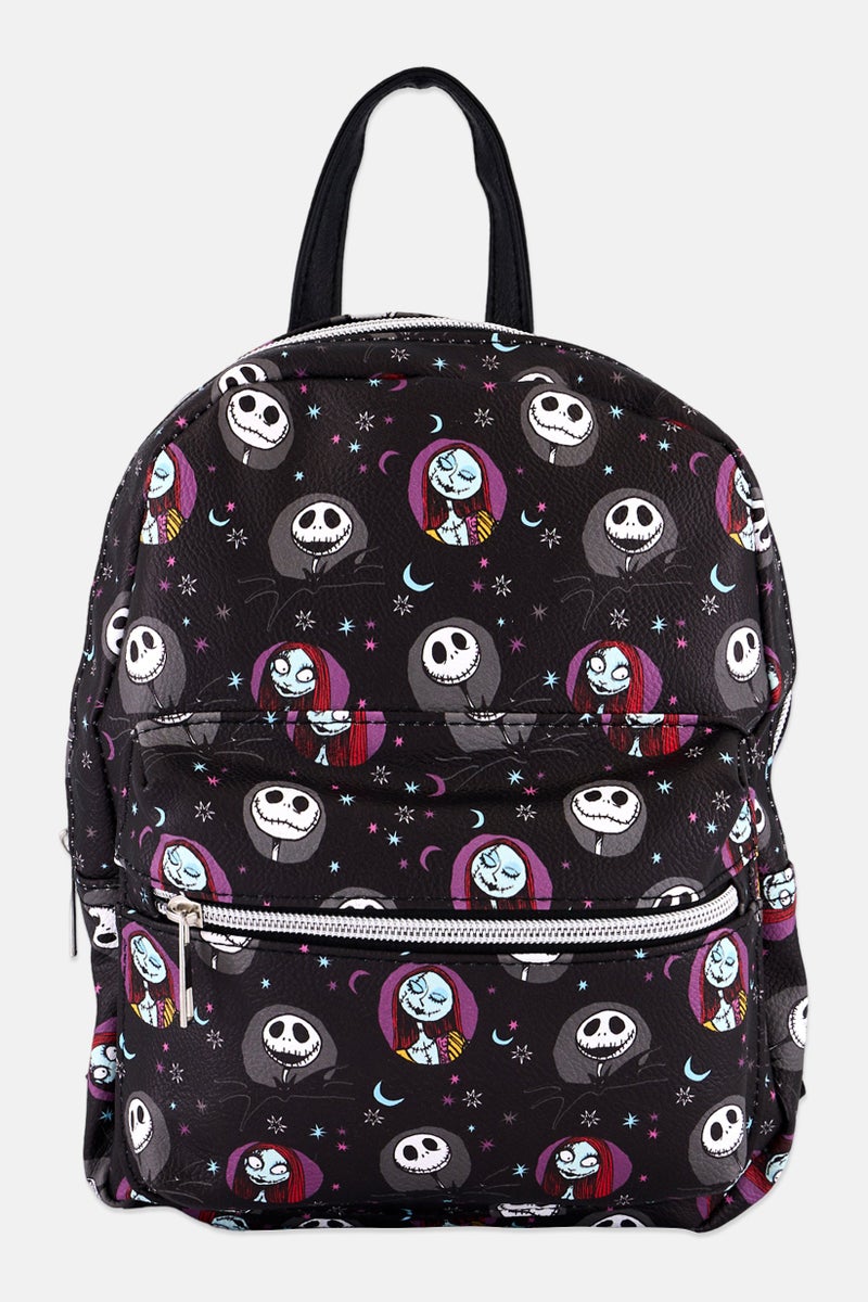Disney Kids Girl The Nightmare Before Christmas Mini Backpack 27 H x 24 L x 7 W cm, Black Combo - Image 1