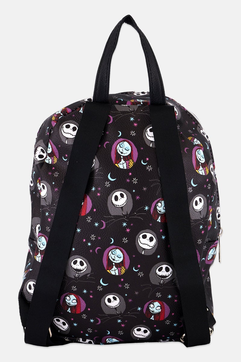 Disney Kids Girl The Nightmare Before Christmas Mini Backpack 27 H x 24 L x 7 W cm, Black Combo - Image 2