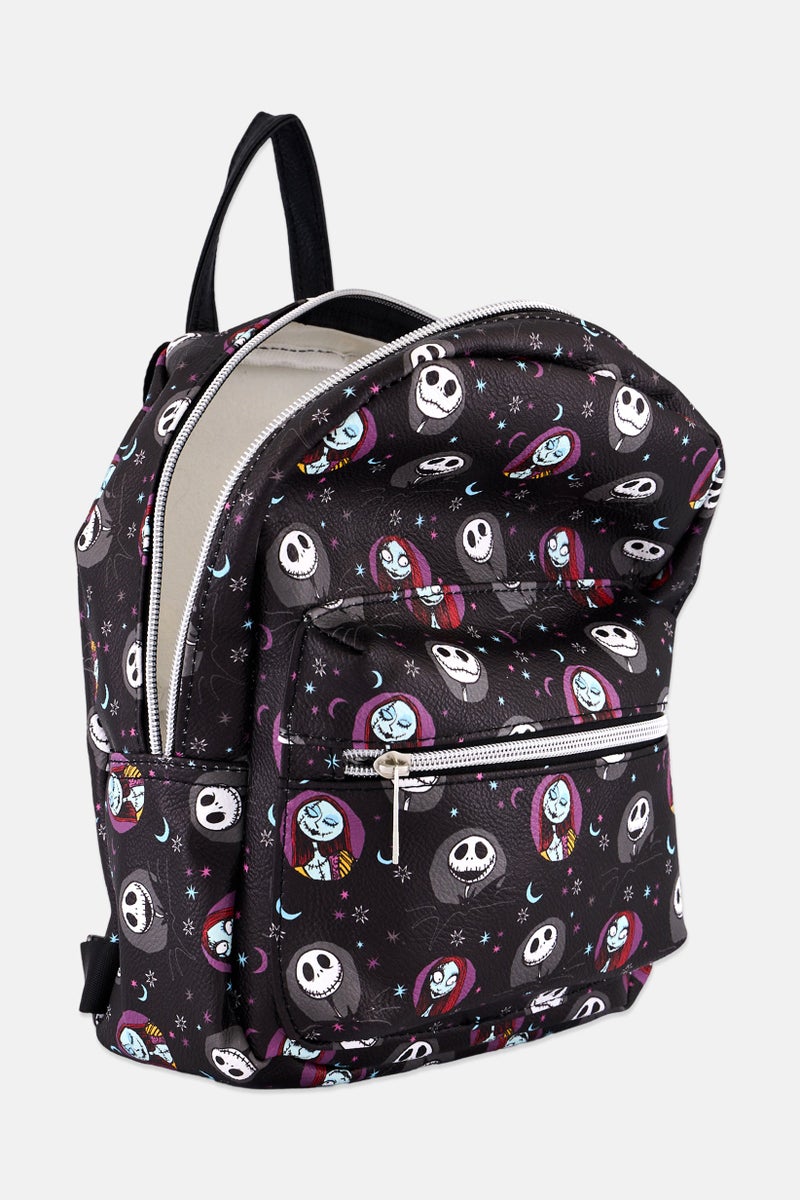Disney Kids Girl The Nightmare Before Christmas Mini Backpack 27 H x 24 L x 7 W cm, Black Combo - Image 3