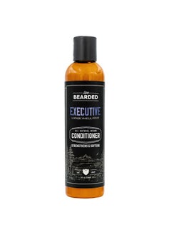 Live Bearded Live Bearded: Beard Conditioner - Executive - Facial Hair Conditioner - 8 oz. - Strengthens and Softens - All-Natural Ingredients with Biotin, Coconut Oil, Argan Oil, and Caffeine - Made in the USA  - Image 1