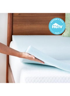 LINENSPA 2 Inch Gel Infused Memory Foam Mattress Topper Queen 2 Inch  - Image 3