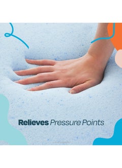 LINENSPA 2 Inch Gel Infused Memory Foam Mattress Topper Queen 2 Inch  - Image 4