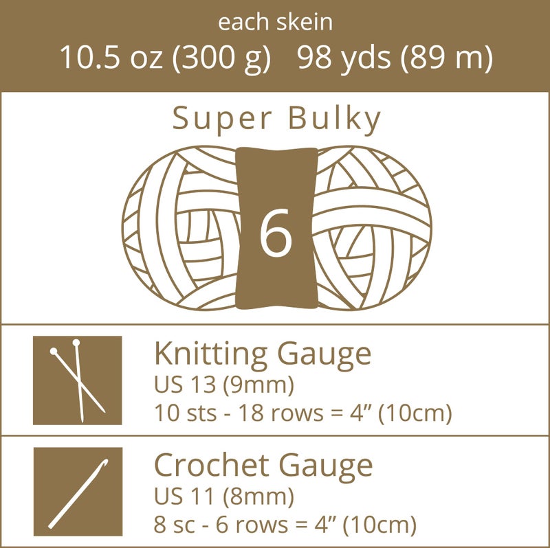 Crafted By Catherine Luxe Velvet Solid Yarn - 2 Pack (300 g / 10.5 oz, 98 Yards Each Skein), Royal Blue, Gauge 6 Super Bulky - Image 4