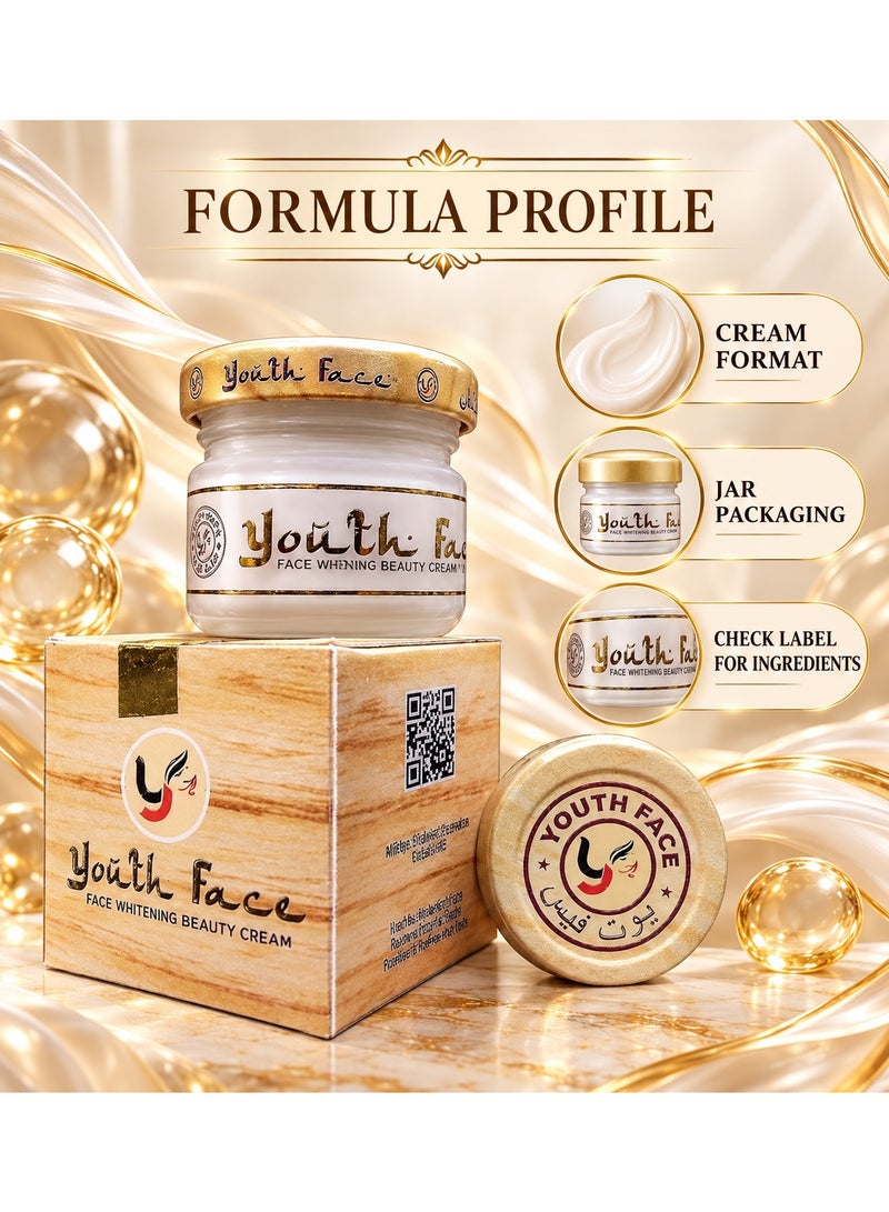 Youth Face Whitening Beauty Cream - Brightening, Anti-Aging & Hydrating Formula - Image 4