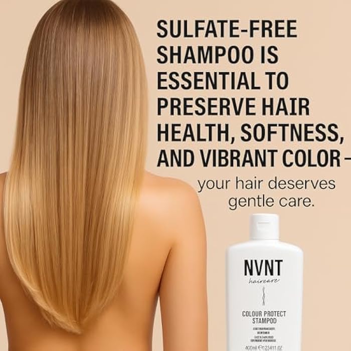 NVNT Haircare Color Protect Shampoo, Sulfate-Free, Anti-Fade Formula with Micellar Technology, 13.52 Fl Oz - Image 2