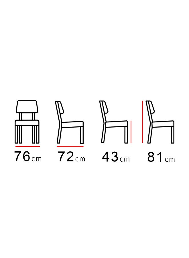 Woodz Bint Chair Orange - Image 5