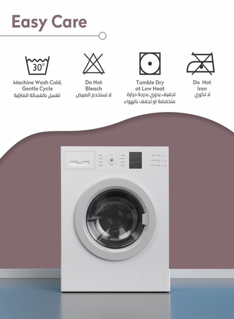 YONK ARON – 6-Piece Quilted Comforter Set Size: King – 230 × 250 cm - Image 5