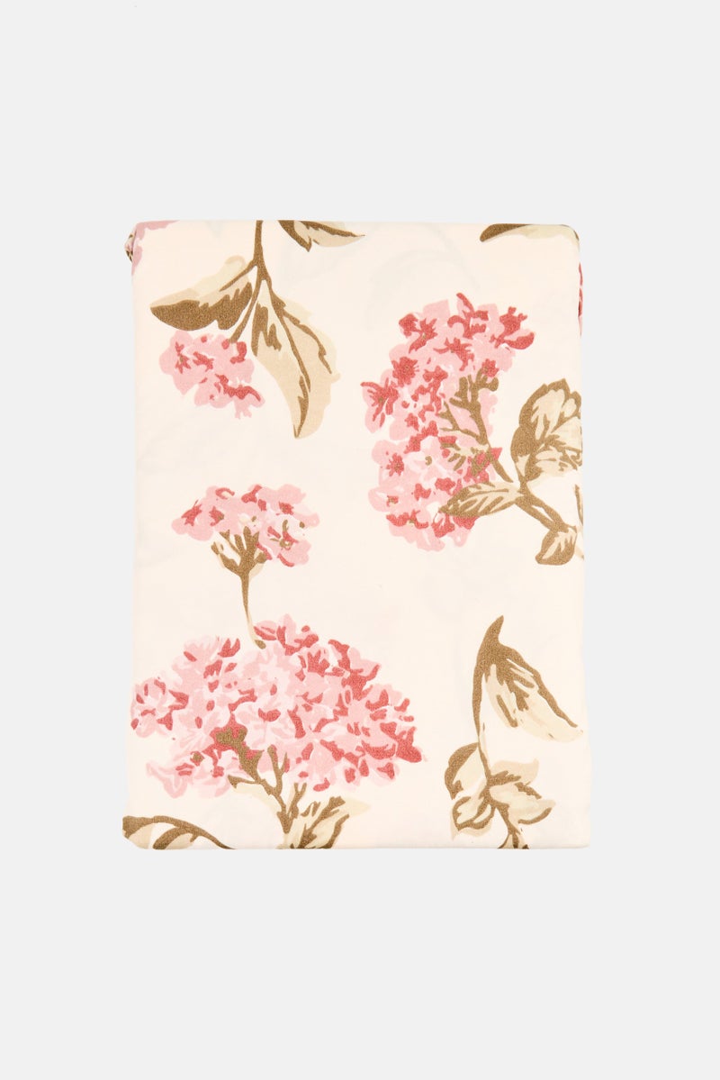Nanette lepore 3 Pieces Floral Pattern Cotton Feel Duvet With Pillow Case Set, Multicolor  - Image 2
