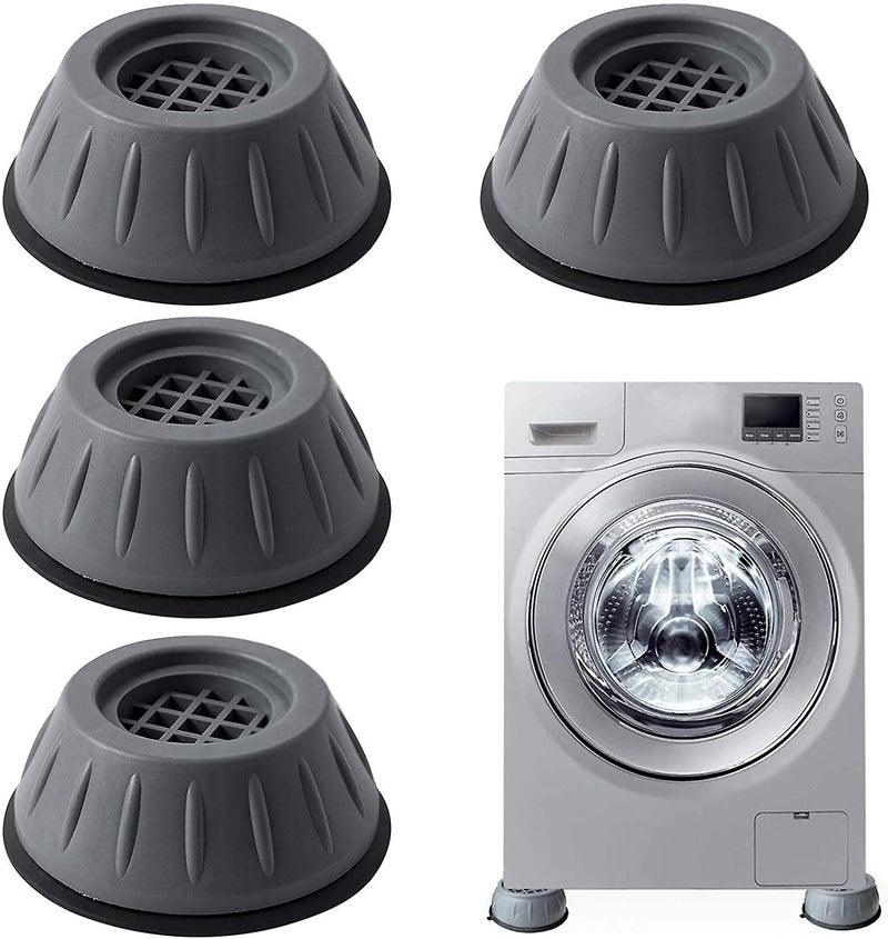 SKY-TOUCH 4pcs Anti Vibration Pads for Washer Dryer Shock and Noise Cancellation, Washing Machine Stand to Prevent Shifting, Shaking Walking for Home - Image 1